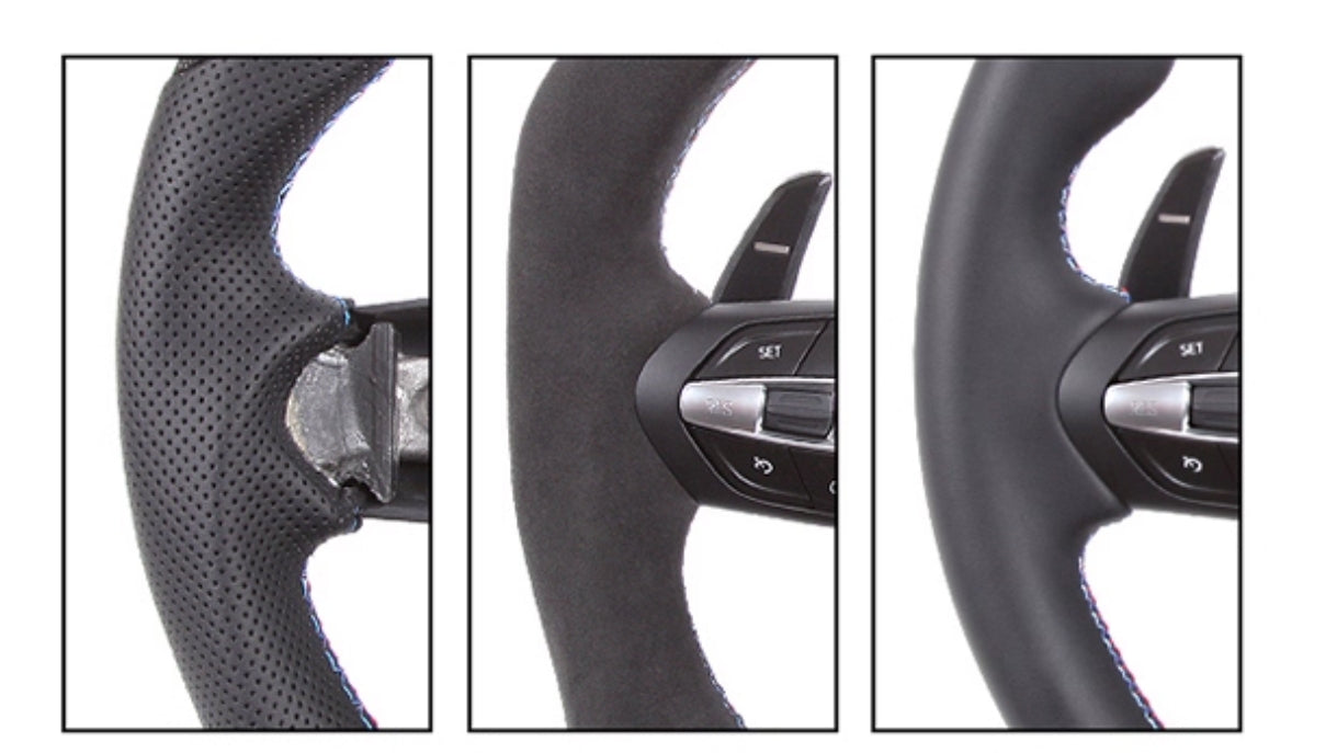 [-PORSCHE-] Your Signature Carbon Fiber Steering Wheel – Custom Crafted by You (Material, Color, Shape & More)