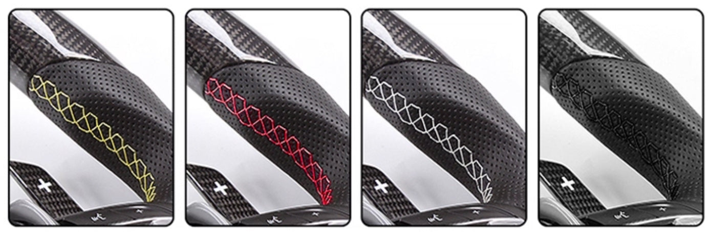 [-PORSCHE-] Your Signature Carbon Fiber Steering Wheel – Custom Crafted by You (Material, Color, Shape & More)