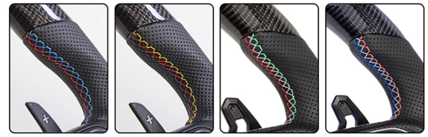 [-PORSCHE-] Your Signature Carbon Fiber Steering Wheel – Custom Crafted by You (Material, Color, Shape & More)
