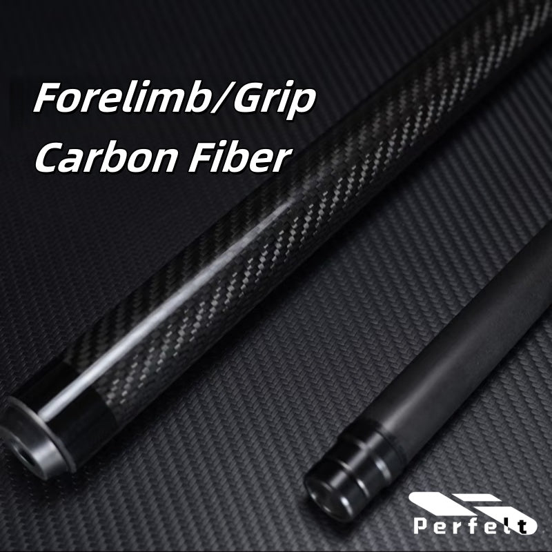 1/2 Split Carbon Fiber American Pool Cue - Professional Cue Tip, 148cm × 546g, Durable & Portable