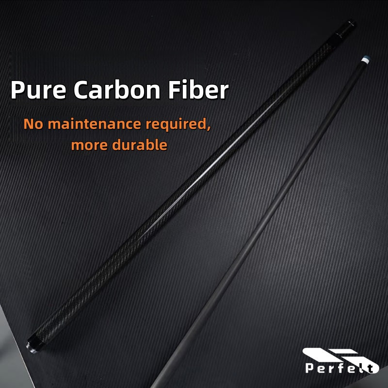1/2 Split Carbon Fiber American Pool Cue - Professional Cue Tip, 148cm × 546g, Durable & Portable