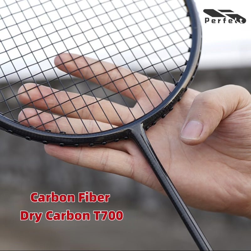 77g High-Strength Carbon Fiber Badminton Racket - Professional Feel with Lightweight Design
