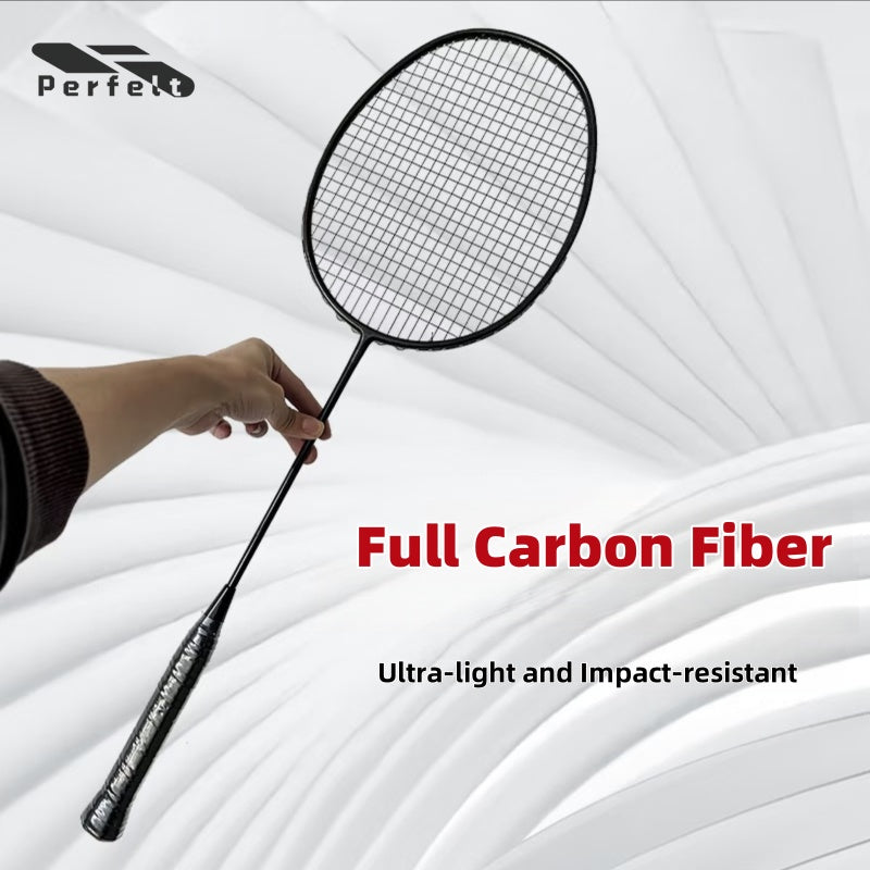 77g High-Strength Carbon Fiber Badminton Racket - Professional Feel with Lightweight Design