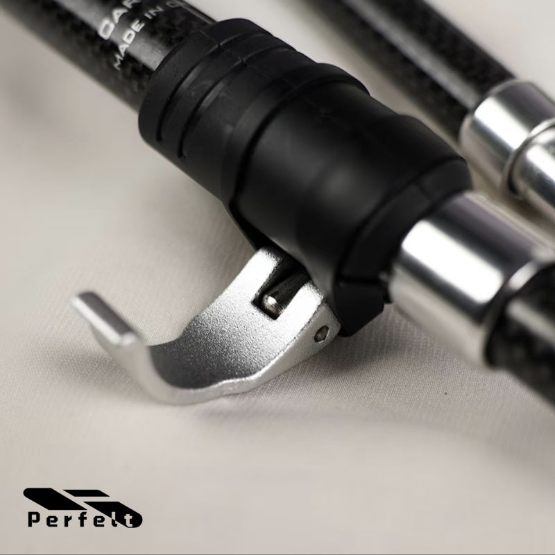 3-Section Portable Hiking Poles - Ultra-Light Carbon Fiber Construction