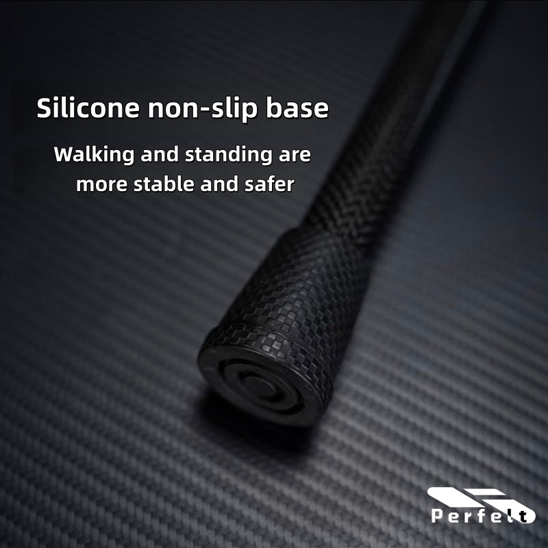 Carbon fiber Ergonomic Elderly Walking Stick - gift for parents / old people