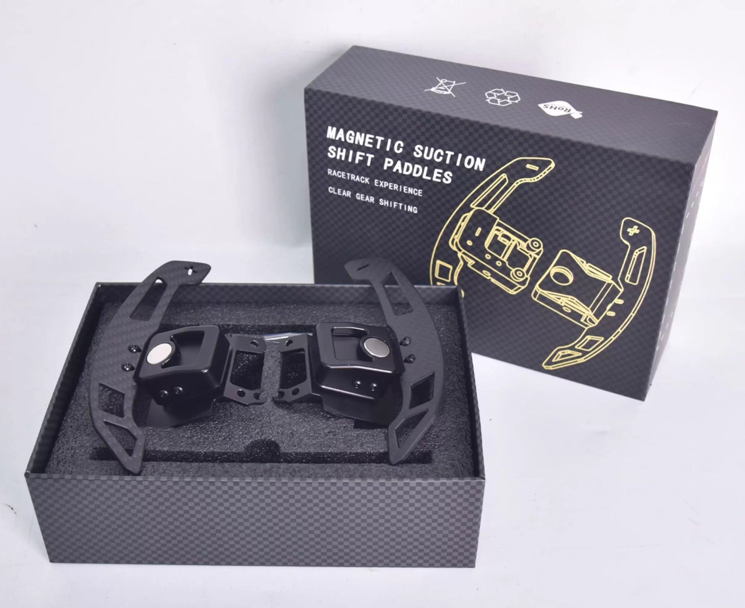 Race-Inspired Carbon Fiber Shift Paddles – Precision Control, Heat-Resistant & Stylish