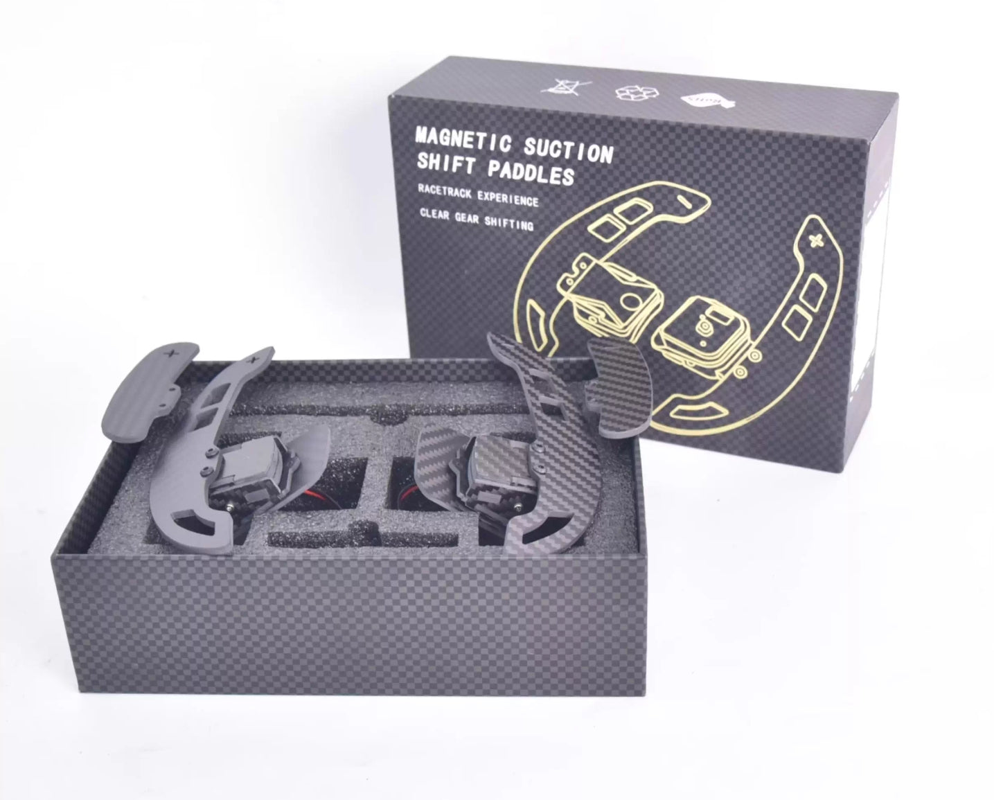 Race-Inspired Carbon Fiber Shift Paddles – Precision Control, Heat-Resistant & Stylish
